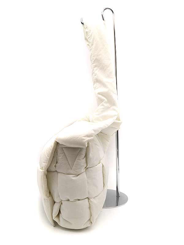 Bottega Veneta Maxi Padded Tech Cassette White Size: