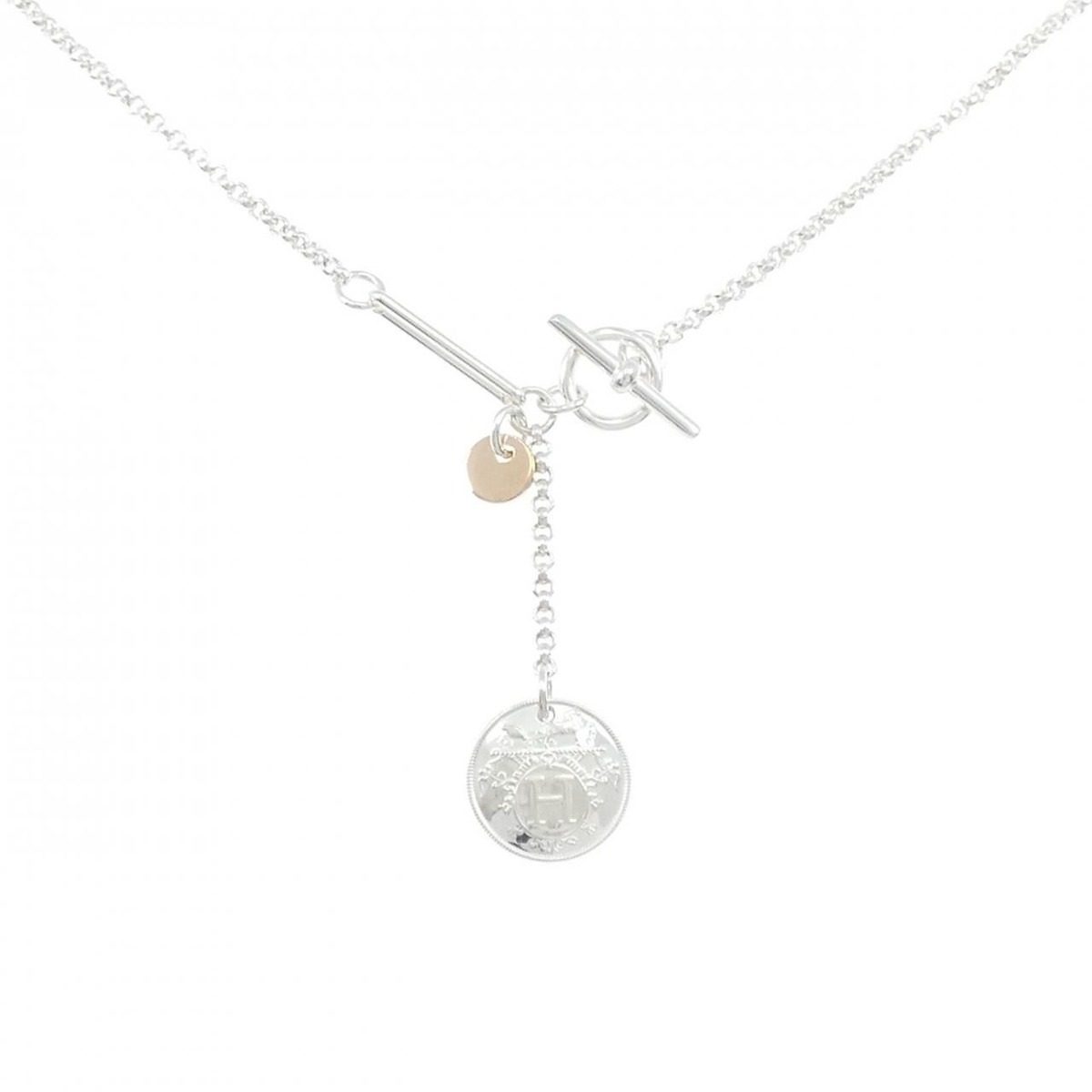 Hermes Exlibris Necklace Pink