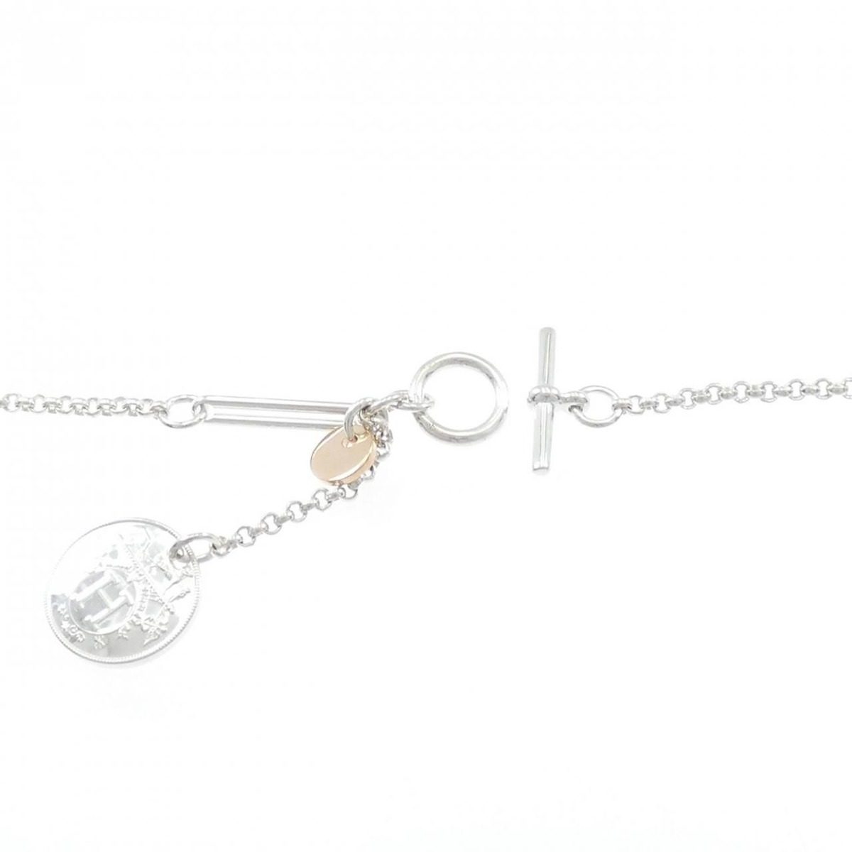 Hermes Exlibris Necklace Pink — view 5