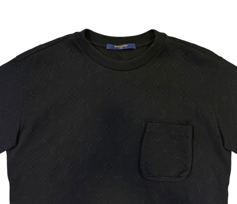 2956 Louis Vuitton T-Shirt Signature Monogram Rm222q Tcl Hiy49w XS Size Short