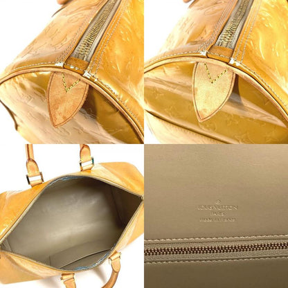 Louis Vuitton Boston Bag Mercer M91000 Monogram Vernis Canvas Beige