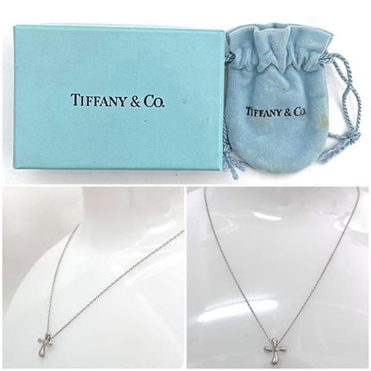 Tiffany & Co Cross Necklace Ec22790 Silver