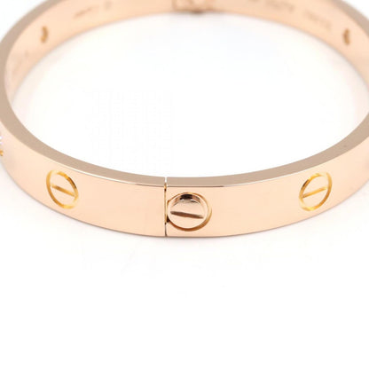 Cartier Bracelet 18K Pink Gold Diamond Love — view 4