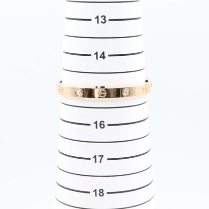Cartier Bracelet 18K Pink Gold Diamond Love — view 5