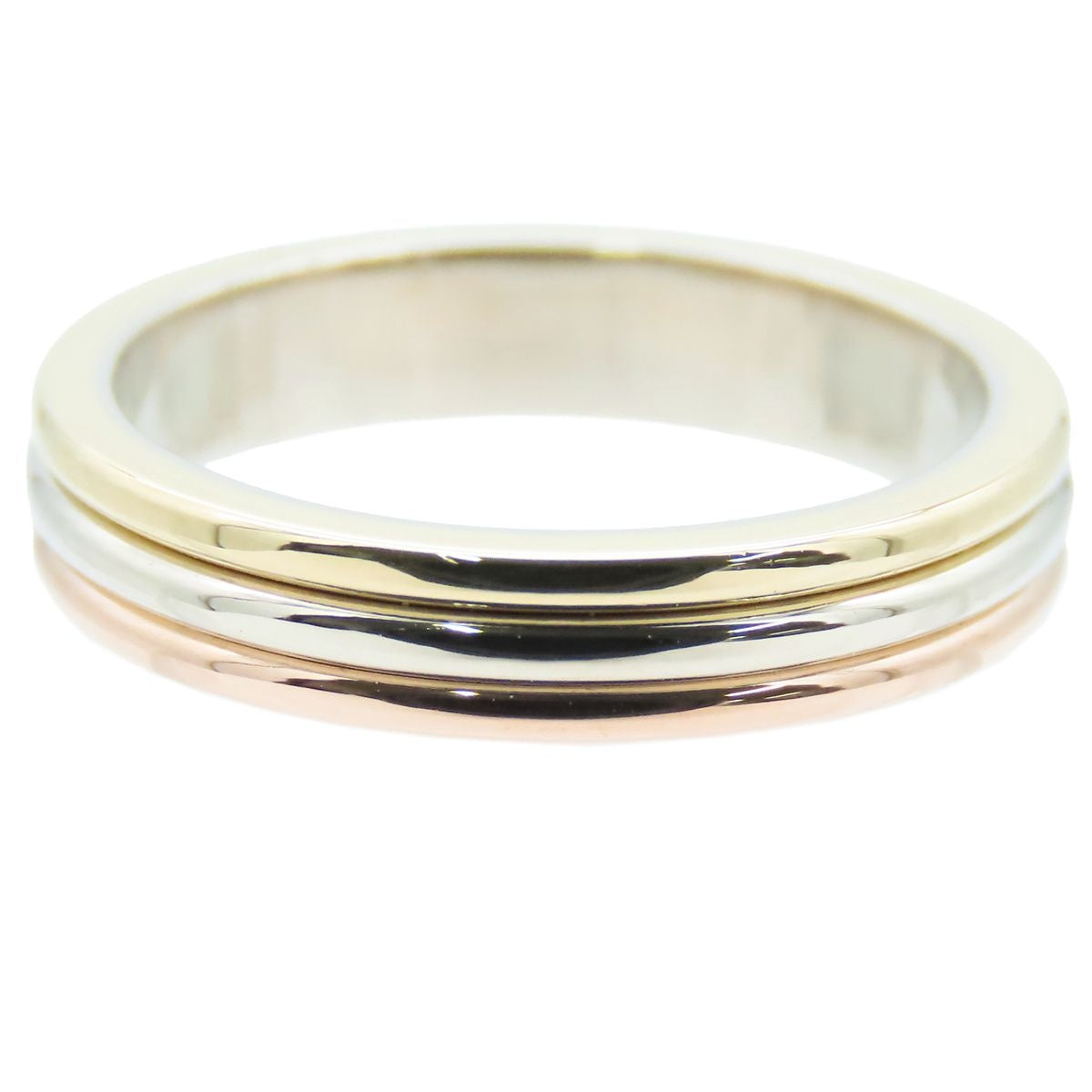 Cartier Vendome Louis Wedding Ring Three Color Gold — view 2