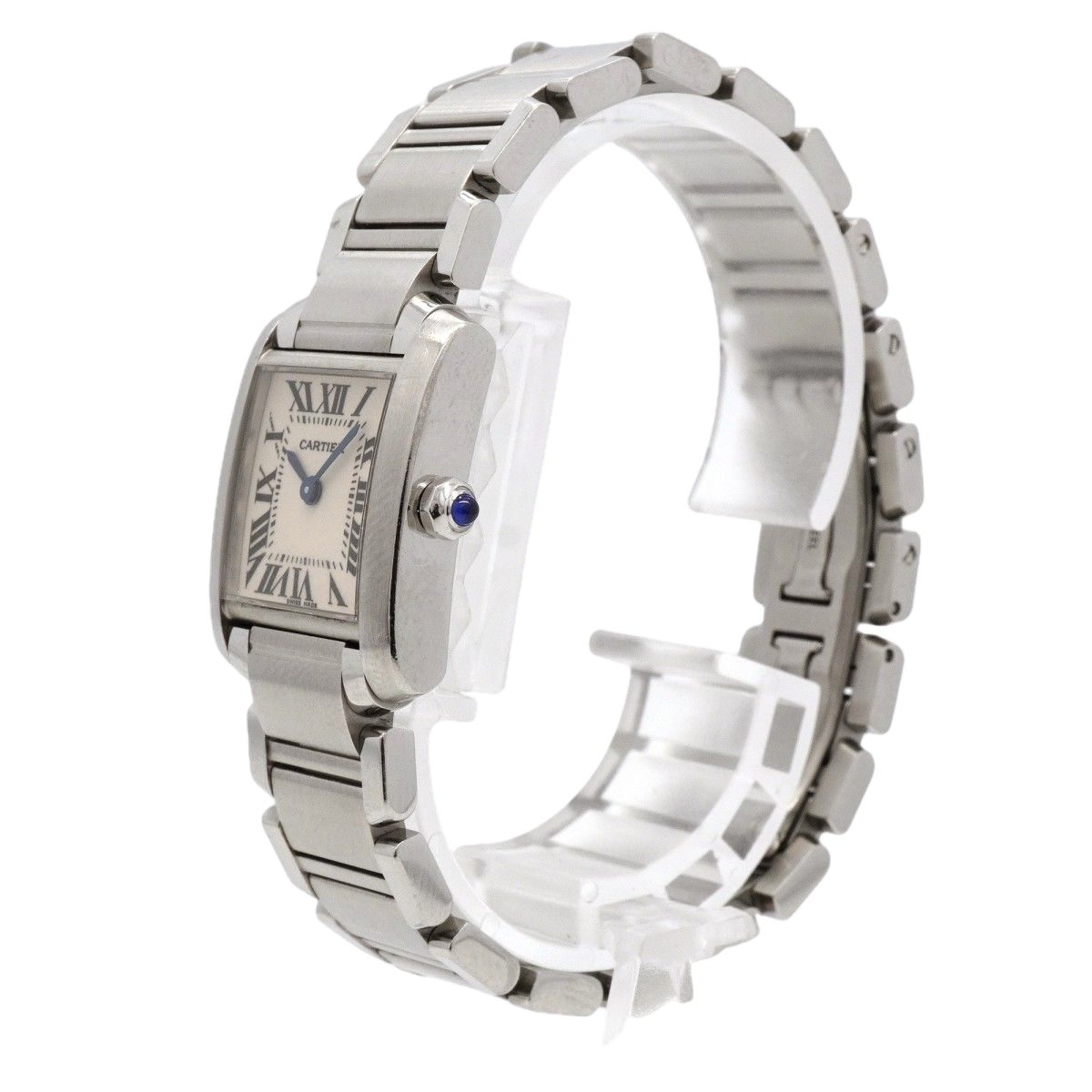Cartier Tank Francaise SM White Dial Watch — view 2