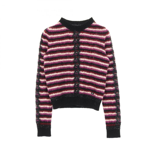 Chanel Knit Coco Mark Button Cashmere Wool