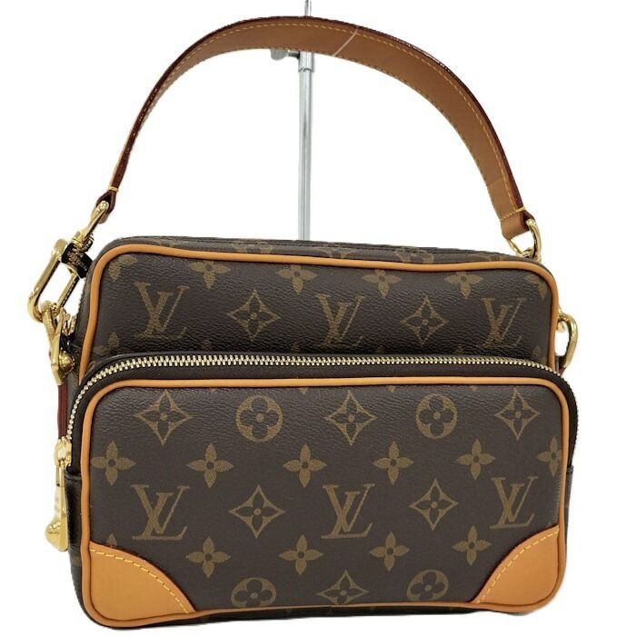 Louis Vuitton Nile Shoulder Bag Monogram Brown