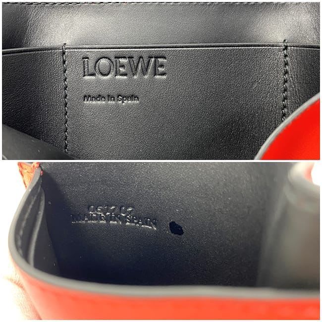 Loewe Trifold Wallet Red Anagram 107.55 S26