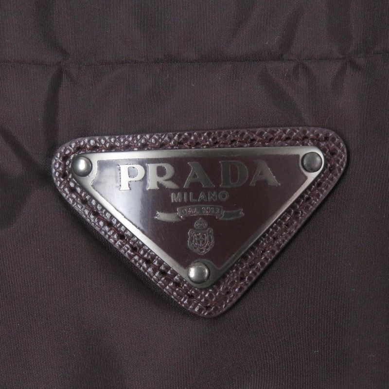 Prada Triangle Logo Triangle Plate Reversible Lamb Leather Bomber Jacket