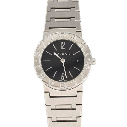 Bvlgari SS Quartz Watch Black