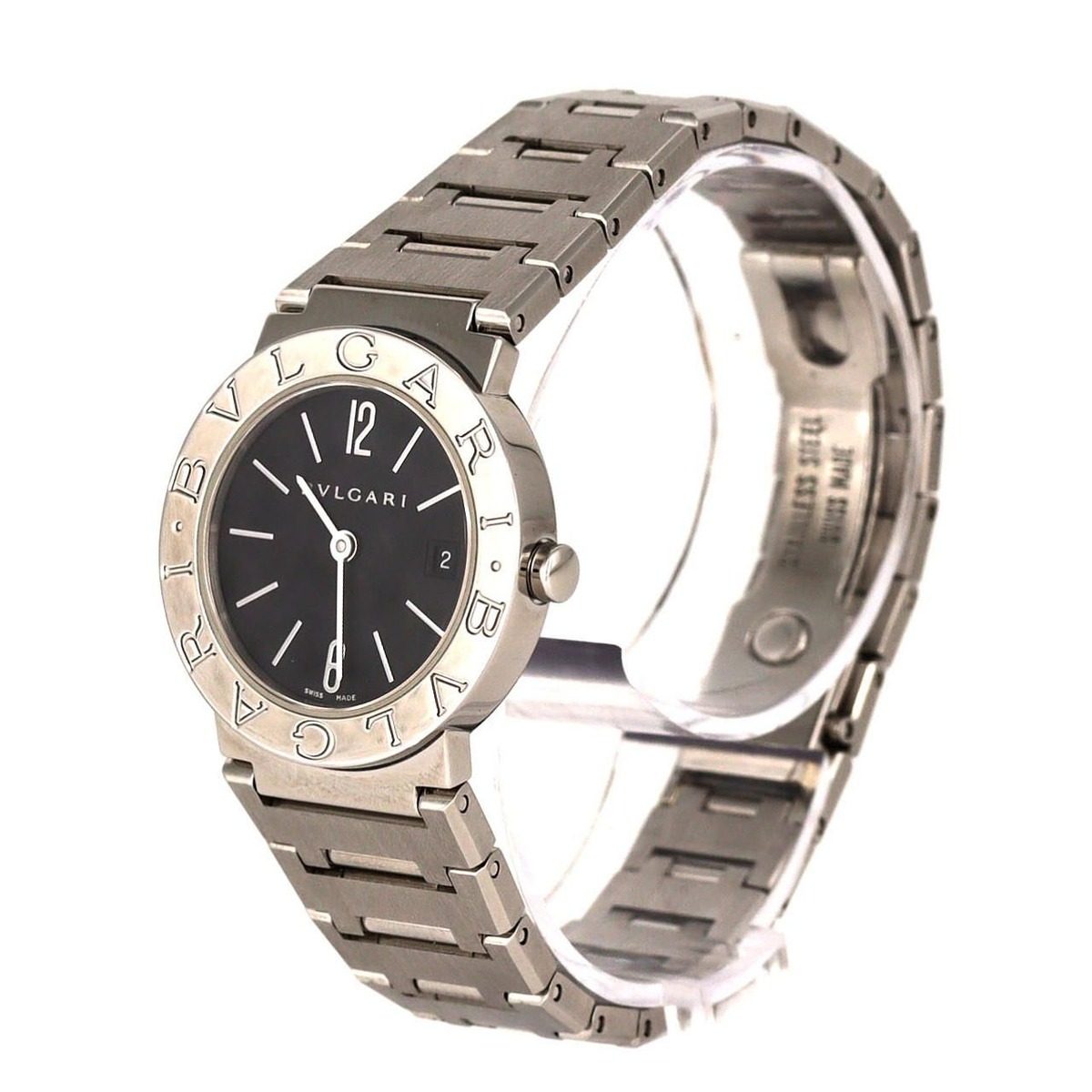 Bvlgari SS Quartz Watch Black — view 2