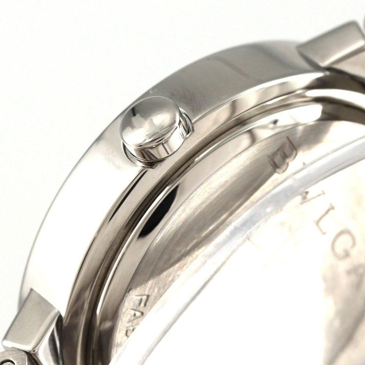 Bvlgari SS Quartz Watch Black — view 3