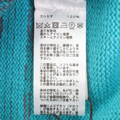 Hermes Made Cashmere Gradient V-neck Knit Cardigan Pink Blue — view 6