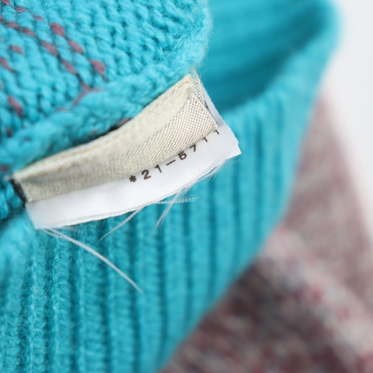 Hermes Made Cashmere Gradient V-neck Knit Cardigan Pink Blue — view 8