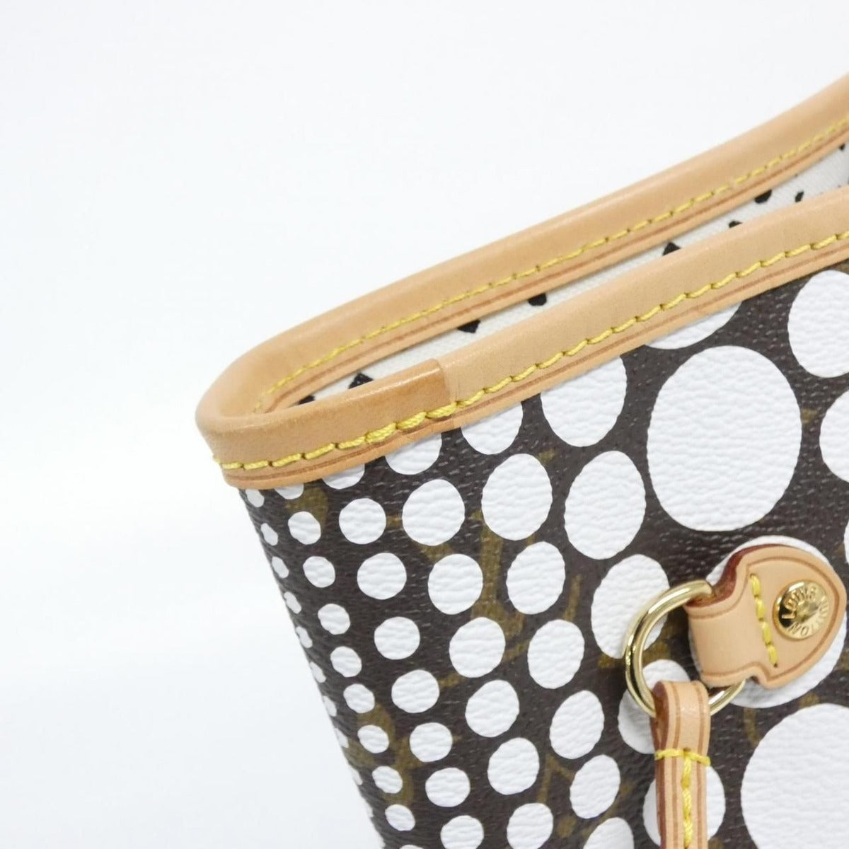 Louis Vuitton Monogram Wave Neverfull MM Bag Brown Marron Yayoi Kusama — view 3