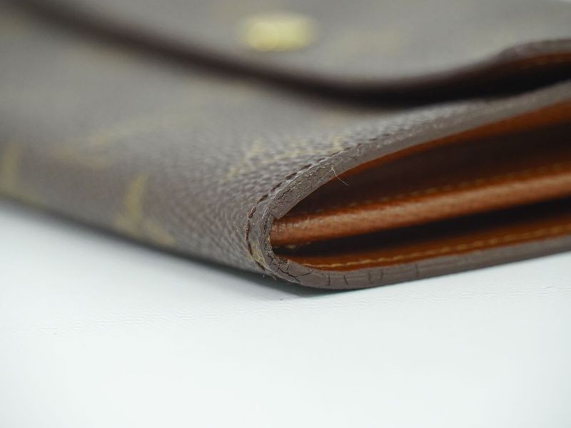 Authentic Louis Vuitton LV Pochette Porte Monet Cles Di Monogram Long Wallet