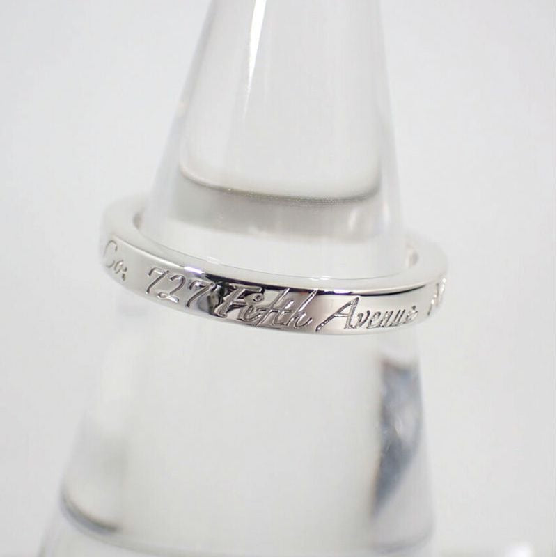 Tiffany & Co 925 Notes Naro Ring No 11 J131-8 — view 4