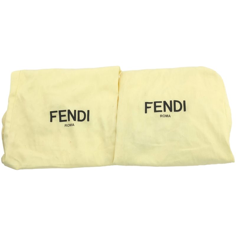 Fendi 17aw Knee-High Long Knit Boots Black 37