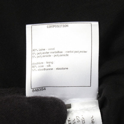 Chanel Dress CC Logo Button Wool — view 4