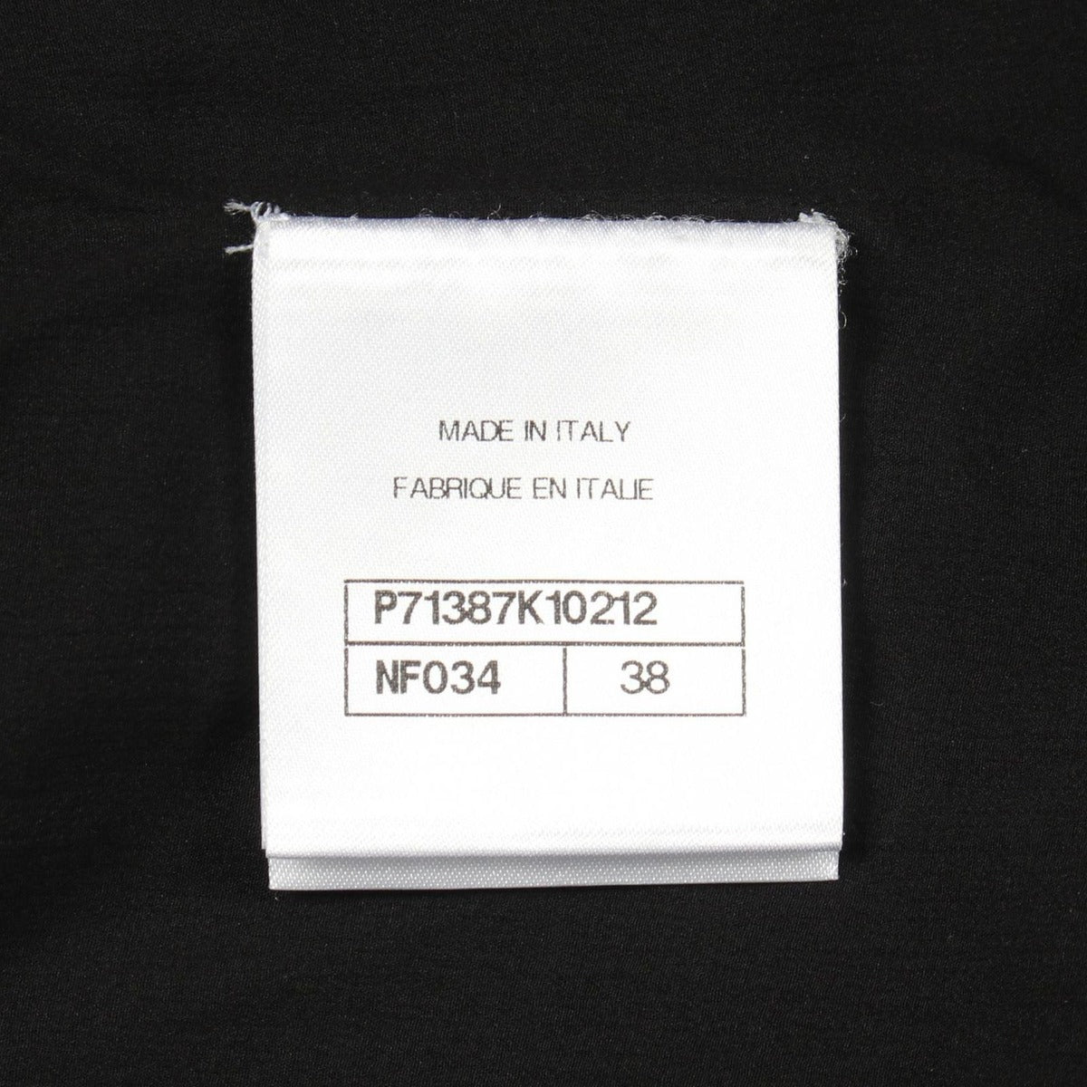 Chanel Dress CC Logo Button Wool — view 5