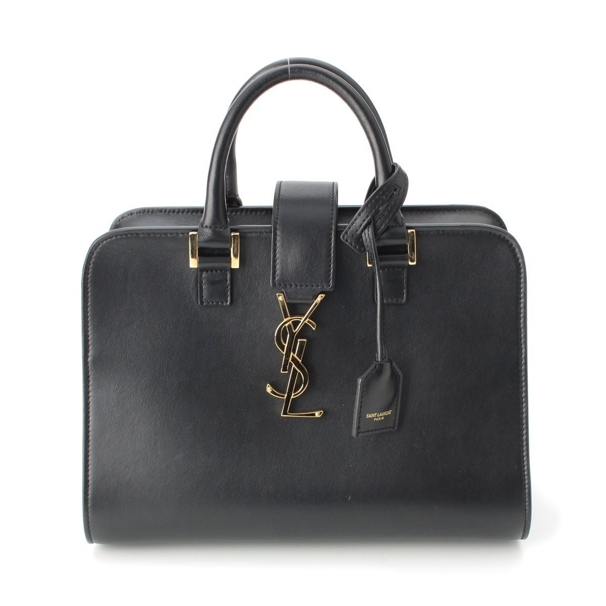 Saint Laurent Baby Cabas 2-Way Shoulder Handbag Black