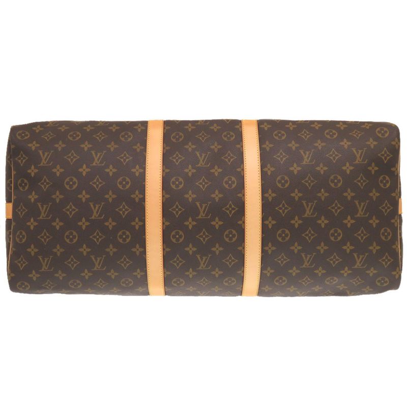 Louis Vuitton Keepall Bandoliere 60 Monogram M41412 Boston Bag LV 0512 Louis
