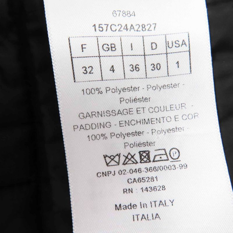 Christian DIOR 157c24a2827 Micro Cannage Technical Taffeta BEE Embroidered