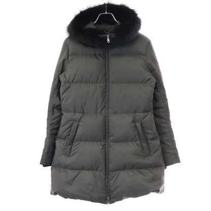 Prada Fur Down Coat 29e117 106o Gray 40