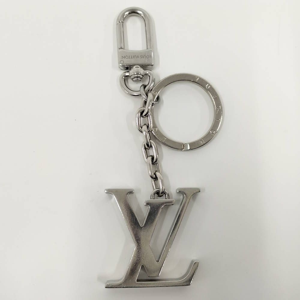 Louis Vuitton Porte Cles LV Initial Key Holder Plated Silver