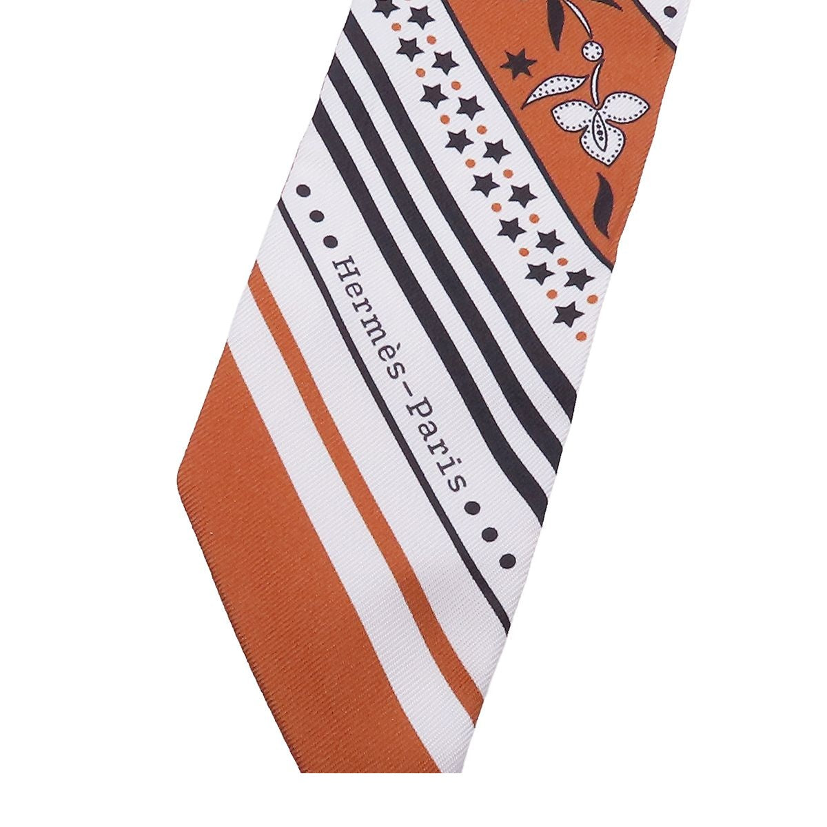 Hermes Twilly 03 Caramel Silk Amazon Festival Bandana Scarf — view 3