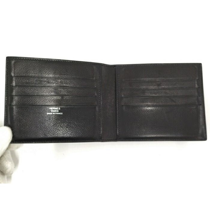 Hermes Bifold Wallet Copernicus Engraved W Vorsluft Black — view 2