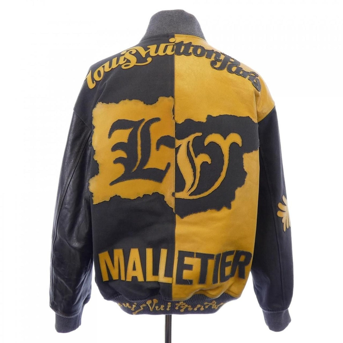 Louis Vuitton Mixed Canvas Leather Bomber Jacket — view 2