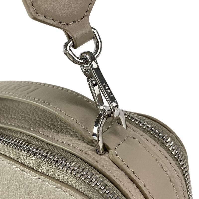 Loewe Shoulder Bag Cross Body Camera Bag Mini Beige Detachable Shoulder Strap