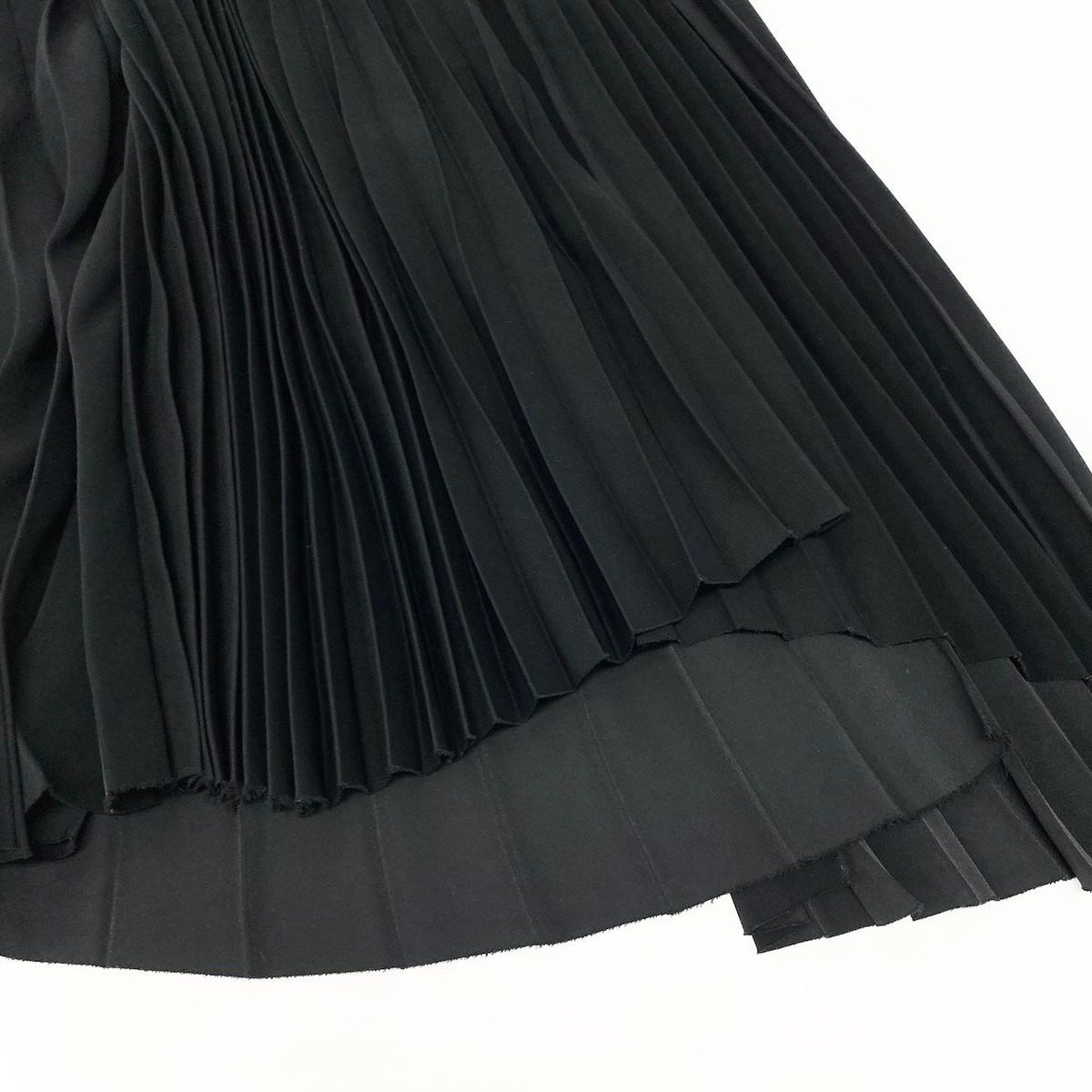 Balenciaga Pleated Skirt Wrap Style Asymmetric — view 5