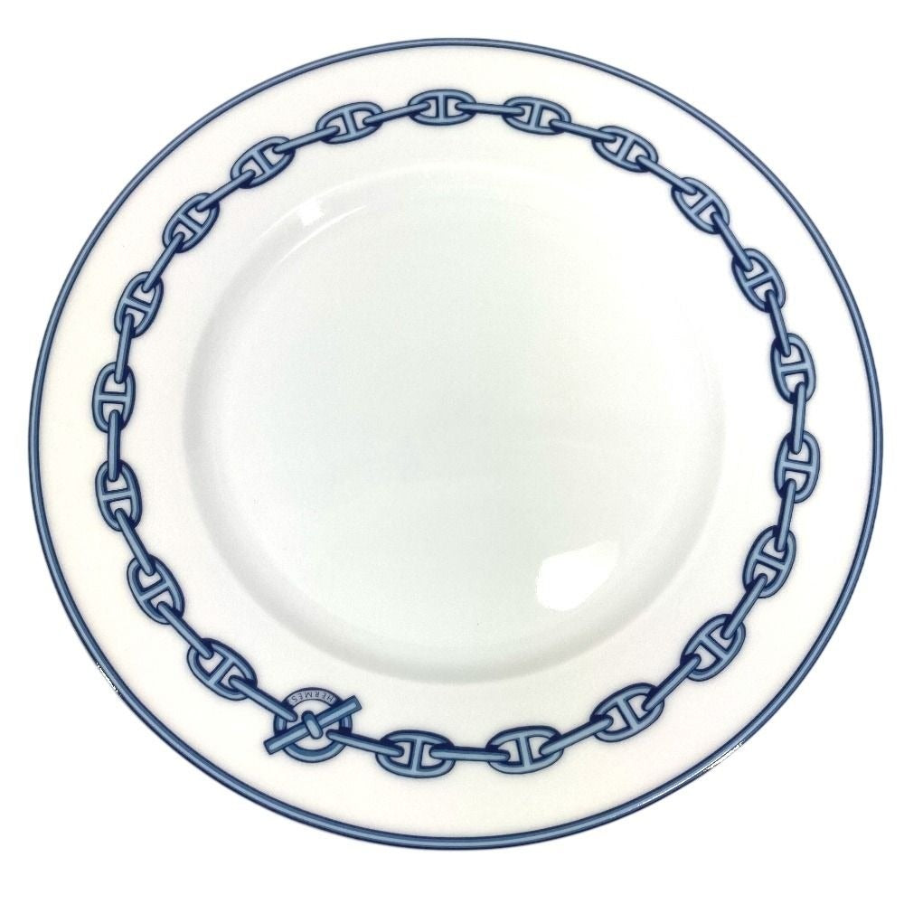 Hermes Plate Dinner Ceramic White