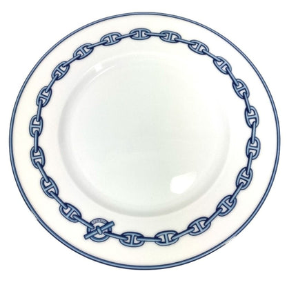 Hermes Plate Dinner Ceramic White