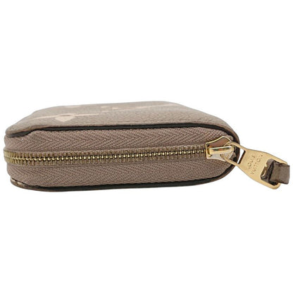 Louis Vuitton Zippy Coin Purse Bicolor Monogram Empreinte Beige