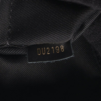Louis Vuitton Shoulder Bag Saintonge Noir Black Canvas Leather — view 5
