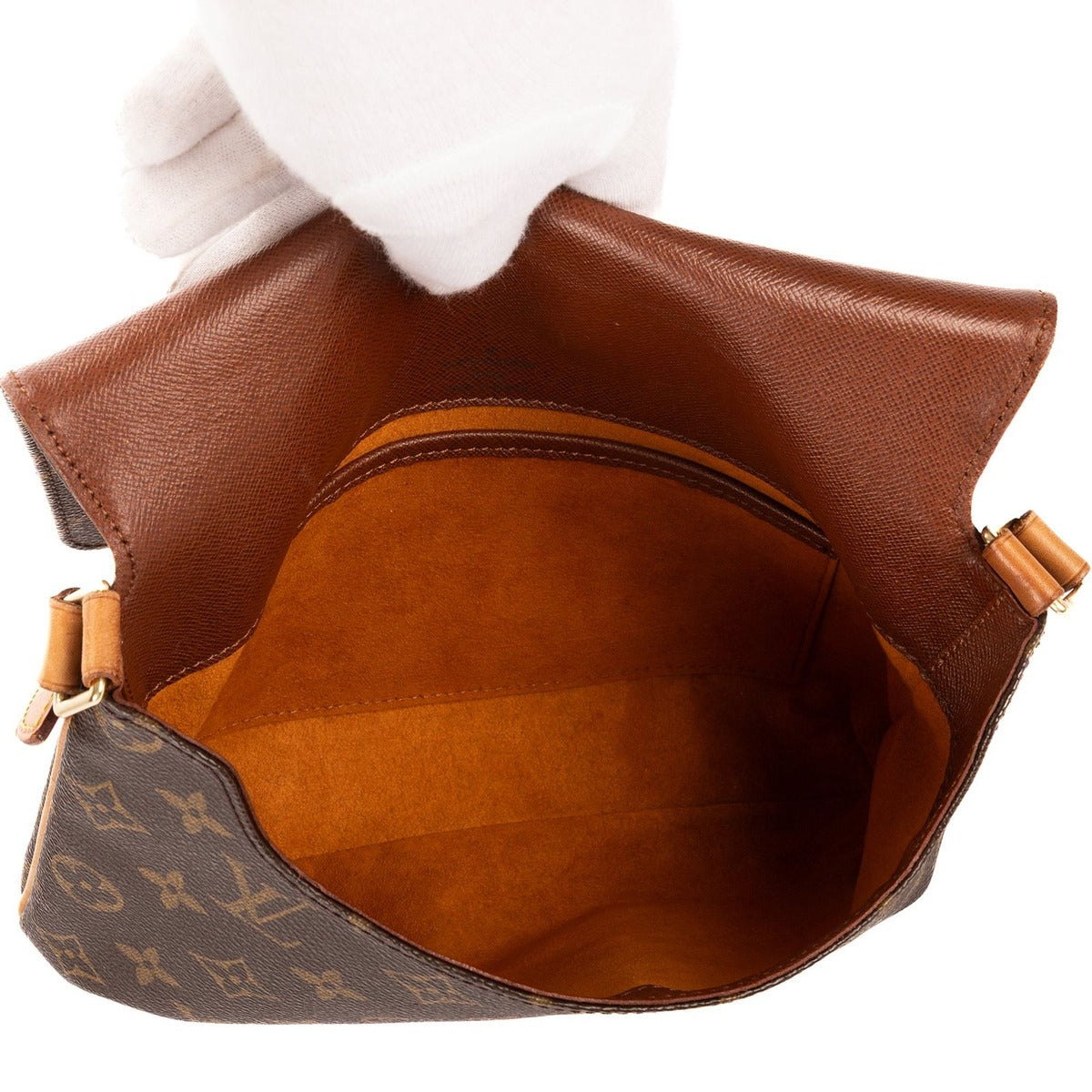 Louis Vuitton Musette Tango Brown Monogram Canvas — view 9