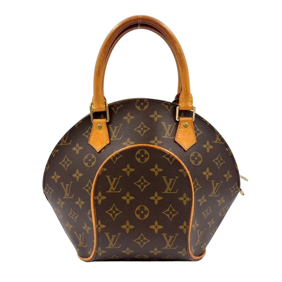 Louis Vuitton Ellipse PM Monogram Leather Brown Light Handbag Gold
