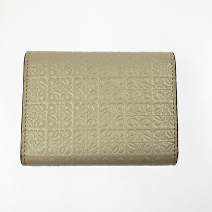 Loewe Cowhide Calf Mini Wallet Trifold Wallet with Box and Cloth Bag 262140