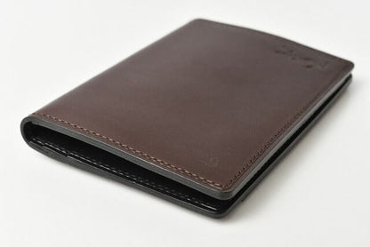 Saint Laurent Card Case Pass Case YSL Saint Laurent Leather Vintage Dark Brown