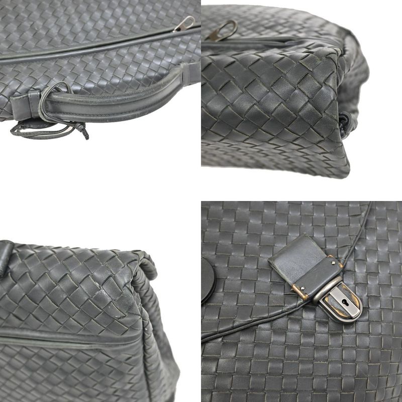 Bottega Veneta Handbag Business Bag Intrecciato Gray 31ka816