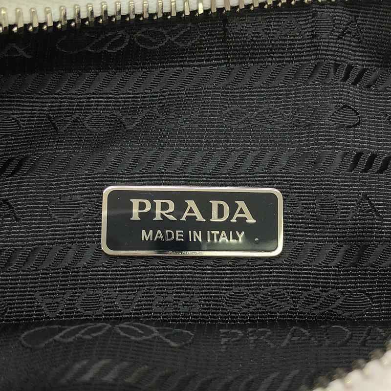 Prada Re-edition 2000 Spugna 1ne515 Terry Mini Shoulder Bag - White - Women