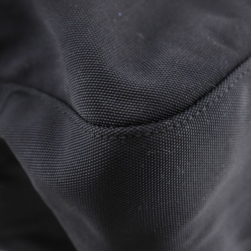 Gucci 141194 Nylon Canvas Black Unisex Shoulder Bag