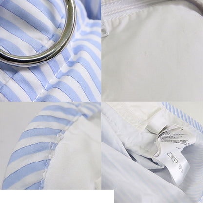 Prada Fishing Vest Light Blue White Cotton Striped Top S — view 8