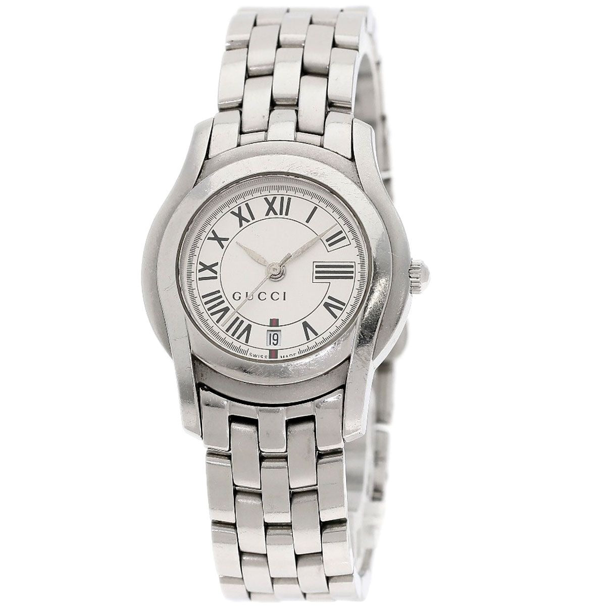 Gucci Round Face Watch SS