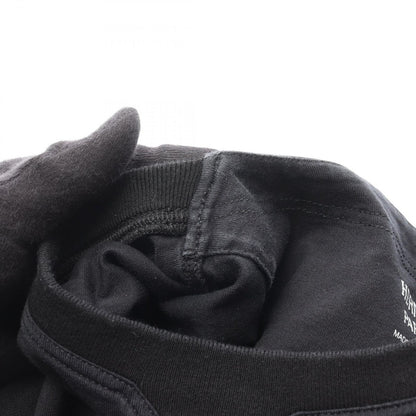 Hermes Short Sleeve T-Shirt Emblem Black Cotton B — view 5