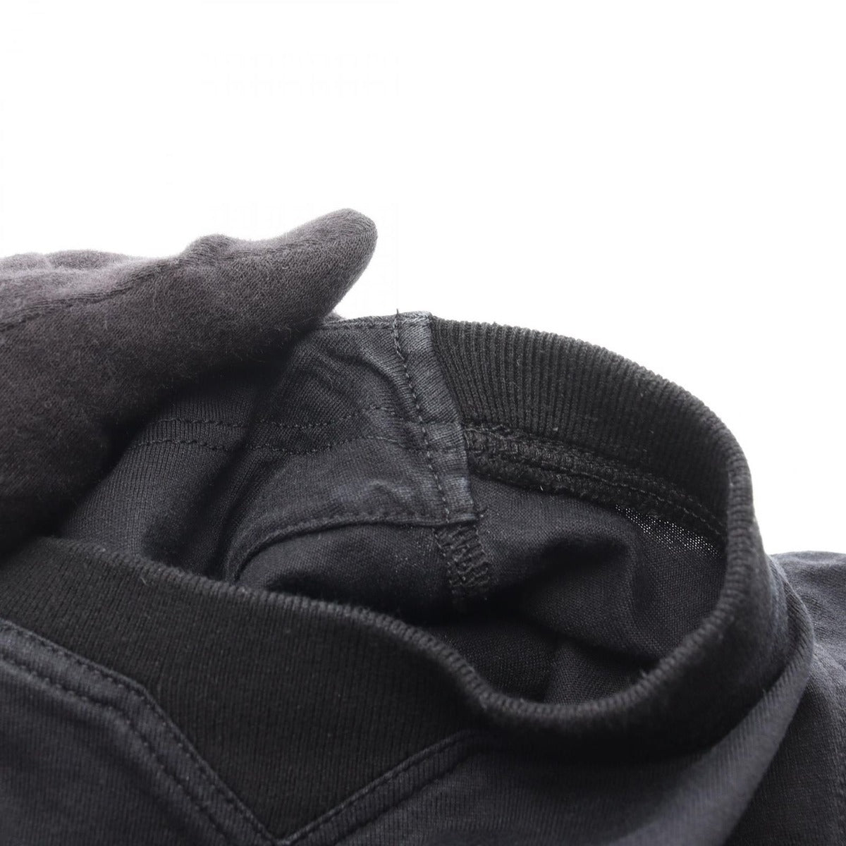 Hermes Short Sleeve T-Shirt Emblem Black Cotton B — view 6